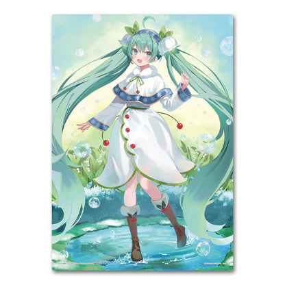 ICHIBAN KUJI HATSUNE MIKU - SNOW MIKU - THIRD SEASON - E PRIZE - SNOW MIKU 2015 ILLUSTRATION BOARD