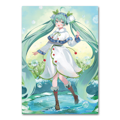 Ichiban Kuji Hatsune Miku - Snow Miku - Third Season - E Prize - Snow Miku 2015 Illustration Board