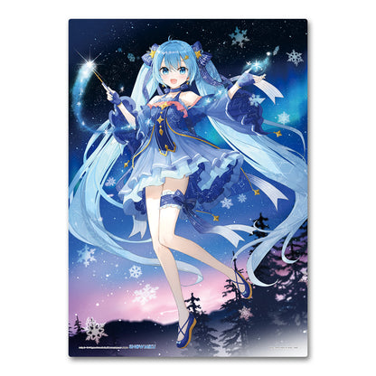 ICHIBAN KUJI HATSUNE MIKU - SNOW MIKU - THIRD SEASON - F PRIZE - SNOW MIKU 2017 ILLUSTRATION BOARD