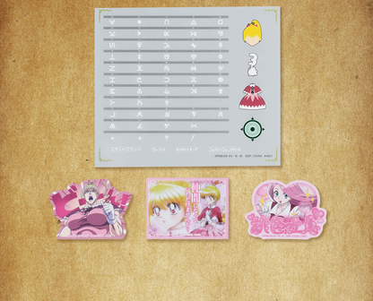 ICHIBAN KUJI HUNTER X HUNTER - GREED ISLAND - K PRIZE - CLEAR STICKER & FLAKE STICKER Complete Set 8 Types