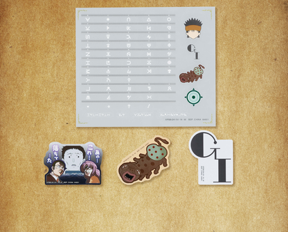 ICHIBAN KUJI HUNTER X HUNTER - GREED ISLAND - K PRIZE - CLEAR STICKER & FLAKE STICKER Complete Set 8 Types