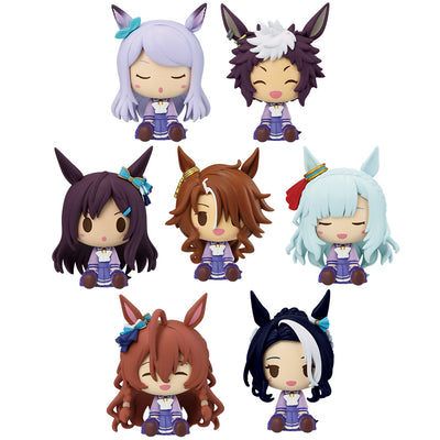 Ichiban Kuji Uma Musume Pretty Derby 11th Edition - E Prize Chokonokko Figures Mejiro Hymn Chorus Ver. Complete Set of 7 Types