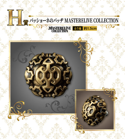 ICHIBAN KUJI JOJO'S BIZARRE ADVENTURE - GOLDEN WIND - H PRIZE - PASSIONE BADGE MASTERLIVE COLLECTION