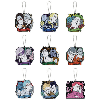 ICHIBAN KUJI JOJO'S BIZARRE ADVENTURE GOLDEN WIND HITMAN TEAM - K PRIZE RUBBER CHARM COMPLETE SET OF 9 TYPES