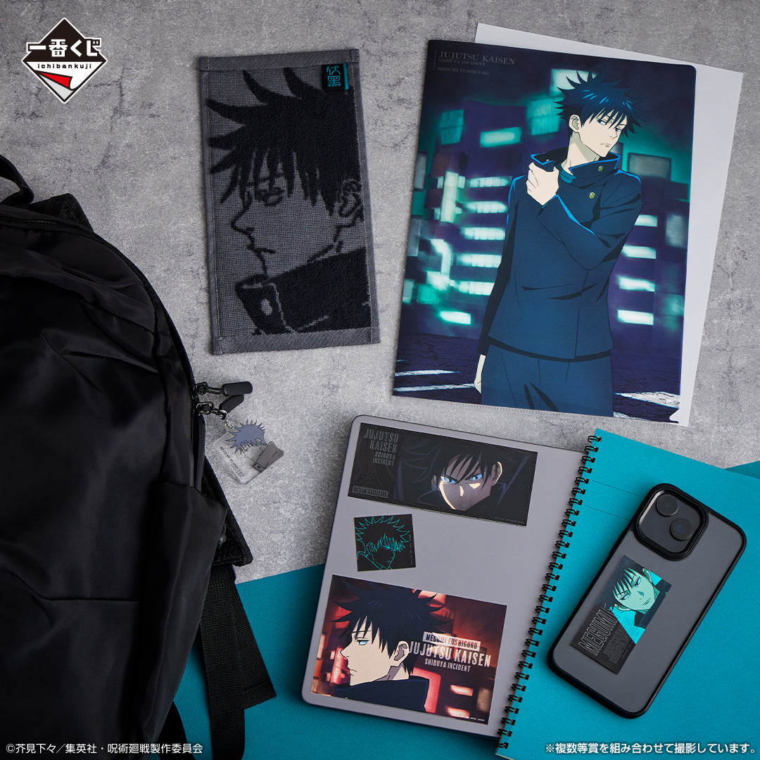 ICHIBAN KUJI JUJUTSU KAISEN - SHIBUYA INCIDENT PART 3 - D PRIZE - CLEAR FILE AND STICKER Complete Set 11 Types