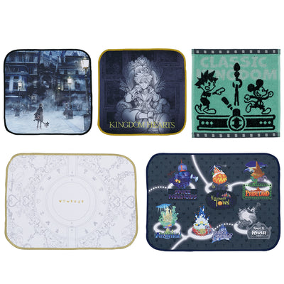 Ichiban Kuji Kingdom Hearts -Linking Hearts- E Prize - Towel Selection Full Set 5 Pcs
