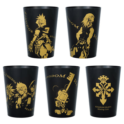Ichiban Kuji Kingdom Hearts -Linking Hearts- F Prize - Design tumbler Full Set 5 Pcs