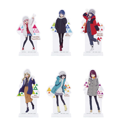 Ichiban Kuji Laid Back Camp - Season 3 - F Prize - Acrylic Stand Complete Set 6 Types
