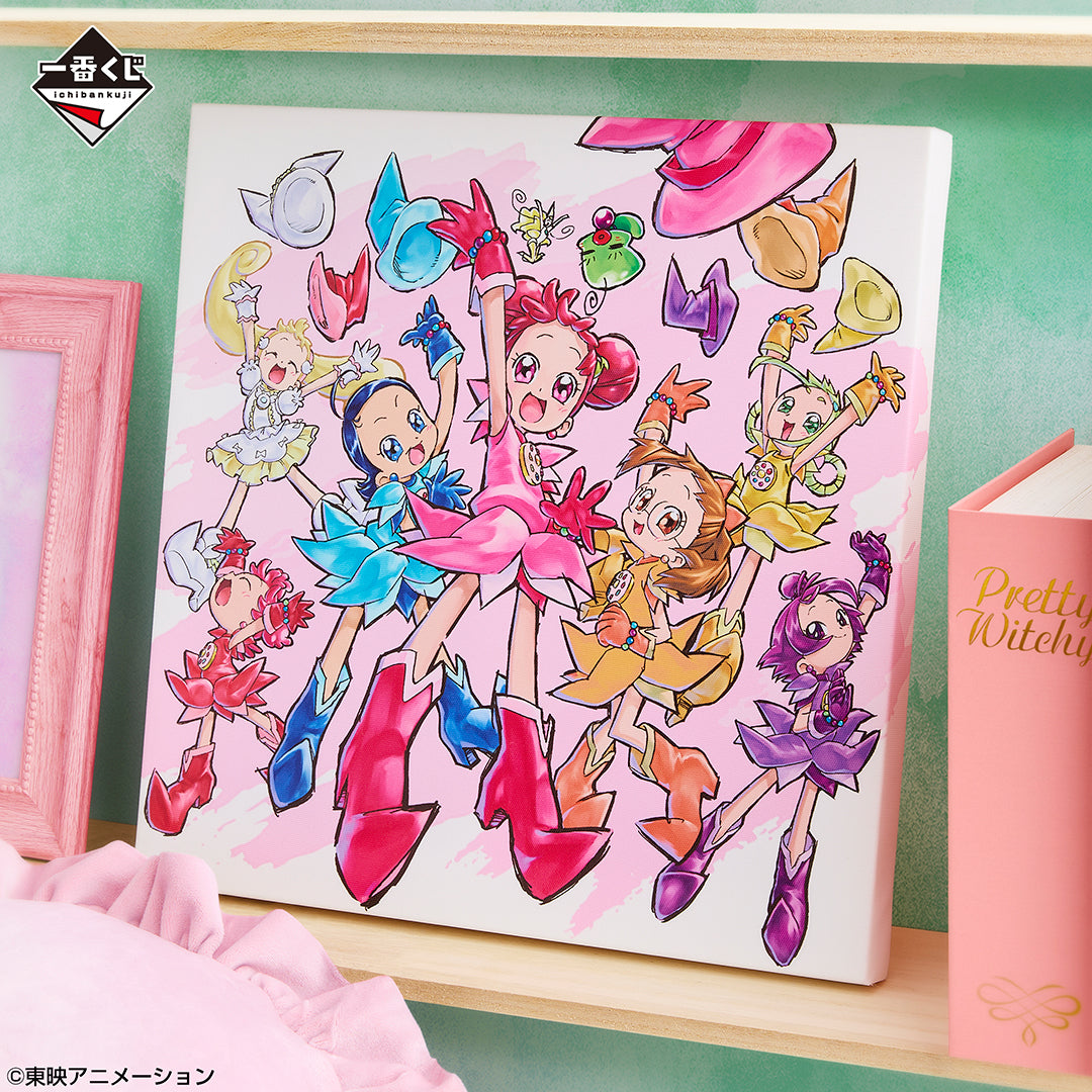 ICHIBAN KUJI MAGICAL DOREMI 25TH ANNIVERSARY - A PRIZE - CANVAS BOARD WITH ORIGINAL ILLUSTRATION BY CHARACTER DESIGNER YOSHIHIKO MAGOSHI