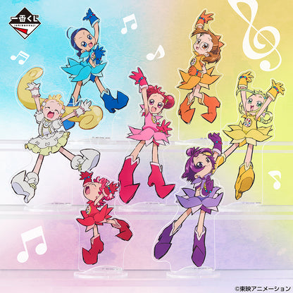 ICHIBAN KUJI MAGICAL DOREMI 25TH ANNIVERSARY - D PRIZE - ACRYLIC STAND WITH ORIGINAL ILLUSTRATION BY CHARACTER DESIGNER YOSHIHIKO MAGOE - COMPLETE SET OF 7 TYPES