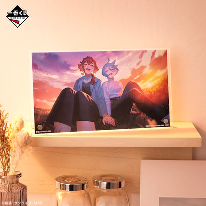 ICHIBAN KUJI MOBILE SUIT GUNDAM: THE WITCH OF MERCURY VOL.3 - BLESSINGS TO YOU - C PRIZE - VISUAL STAND FINAL EPISODE BROADCAST COMMEMORATIVE ILLUSTRATION VER.