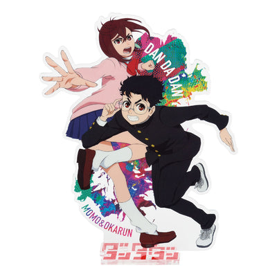 Ichiban Kuji My Dandadan - Occultic Battle Begins ! - D Prize - Momo & Okarun Big Acrylic Stand