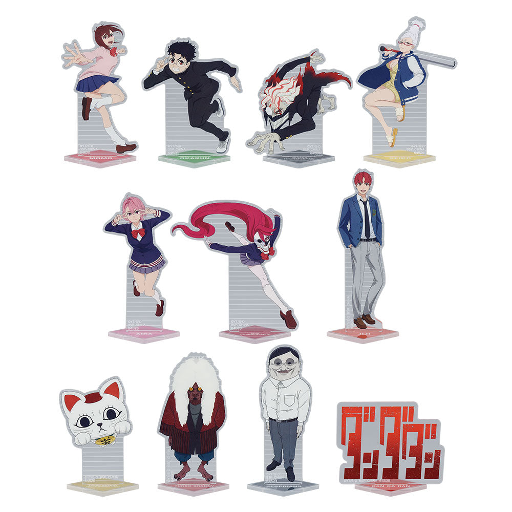 ICHIBAN KUJI MY DANDADAN - OCCULTIC BATTLE BEGINS ! - F PRIZE - ACRYLIC STAND Complete Set 11 Types