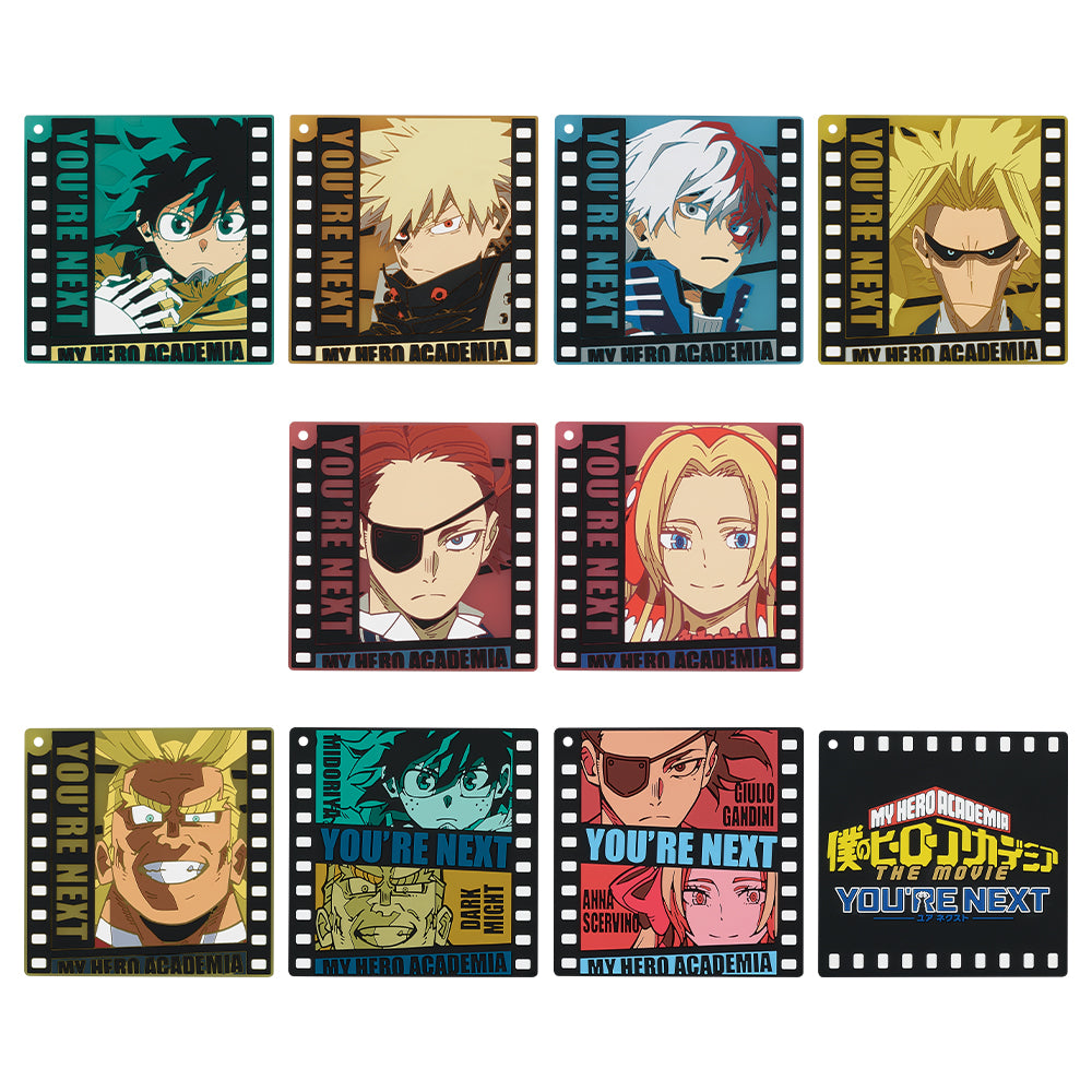 ICHIBAN KUJI MY HERO ACADEMIA - YOU'RE NEXT - G PRIZE - RUBBER COASTER Complete Set 10 Types