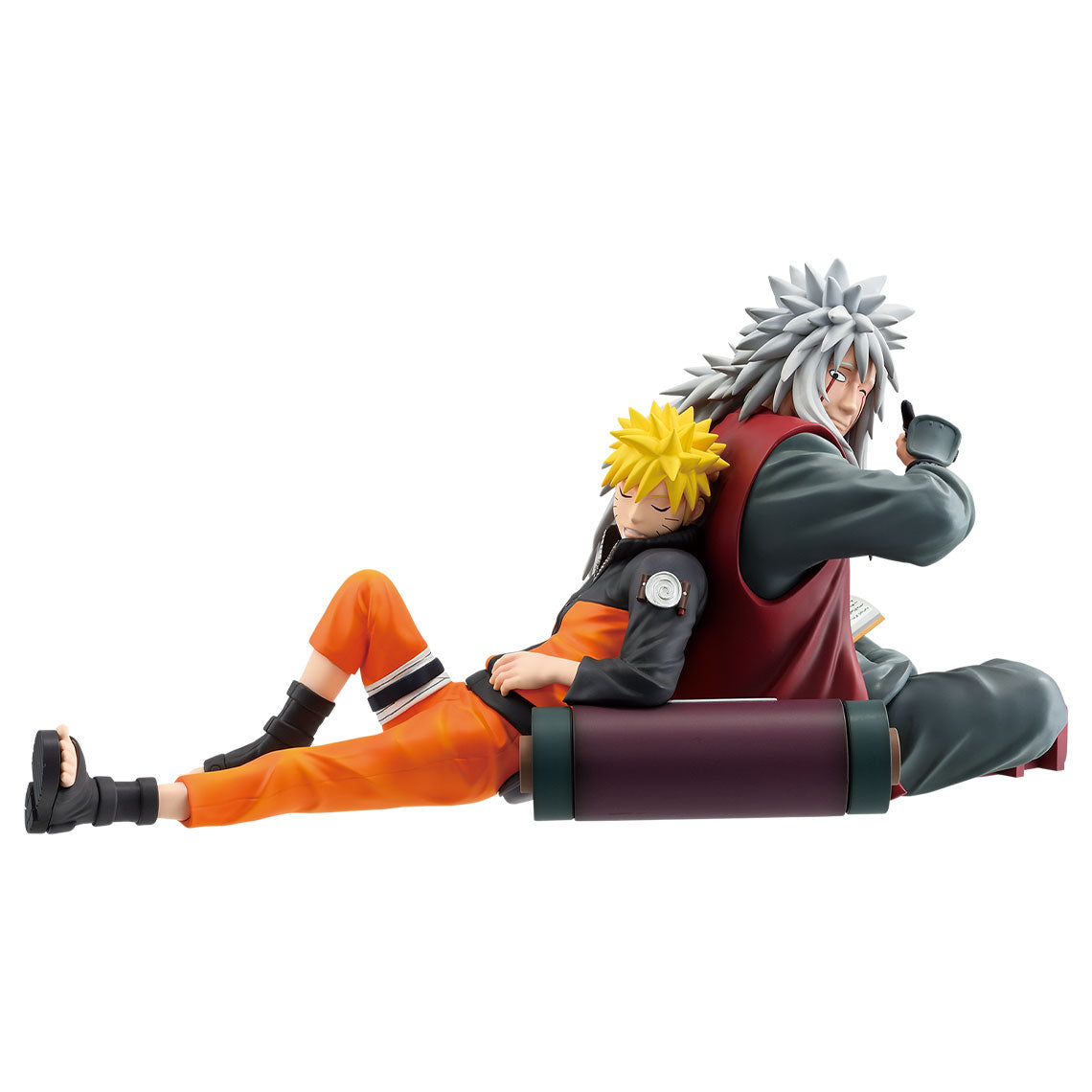 ICHIBAN KUJI NARUTO SHIPPUDEN - LEGENDARY THREE NINJAS - LAST ONE PRIZE - REVIBLE MOMENT NARUTO UZUMAKI & JIRAYA