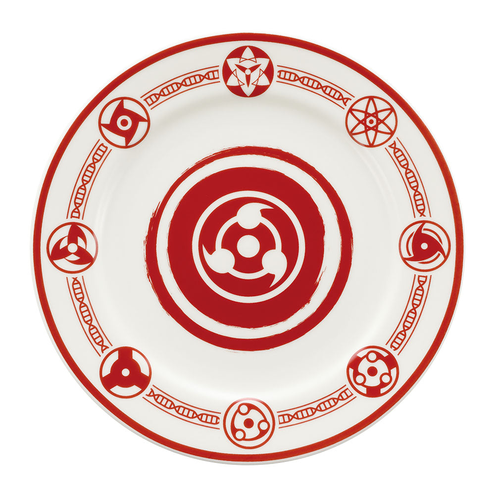 ICHIBAN KUJI NARUTO SHIPPUDEN - RED EYES THAT REFLECT THE SOUL - E PRIZE - LARGE PLATE