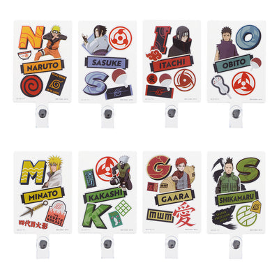 Ichiban Kuji Naruto Shippuden - Red Eyes That Reflect The Soul - F Prize - Strap Holder Charm - Complete Set of 8 Types