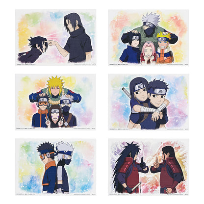 ICHIBAN KUJI NARUTO SHIPPUDEN - RED EYES THAT REFLECT THE SOUL - I PRIZE - CANVAS STYLE BOARD - COMPLETE SET OF 6 TYPES