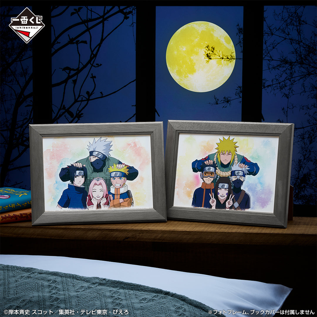 ICHIBAN KUJI NARUTO SHIPPUDEN - RED EYES THAT REFLECT THE SOUL - I PRIZE - CANVAS STYLE BOARD - COMPLETE SET OF 6 TYPES