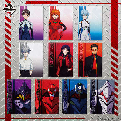 ICHIBAN KUJI NEON GENESIS EVANGELION THE MOVIE AIR/THE END OF EVANGELION - H PRIZE CLEAR POSTER COMPLETE SET OF 10 TYPES