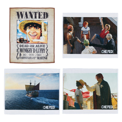 ICHIBAN KUJI ONE PIECE - A NETFLIX SERIES: ONE PIECE - E PRIZE - VISUAL TOWEL Complete Set 4 Types