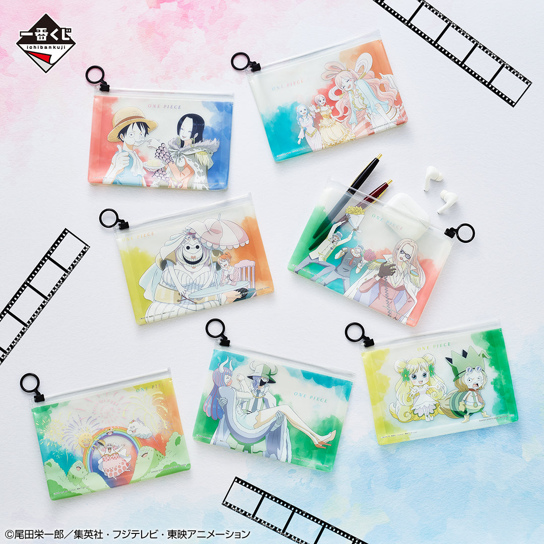 ICHIBAN KUJI ONE PIECE - MEMORY OF HEROINES - G PRIZE - SLIDER POUCH Complete Set 7 Types