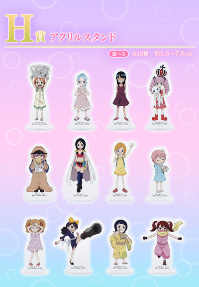 Ichiban Kuji One Piece - Memory Of Heroines - H Prize - Acrylic Stand Complete Set 12 Types