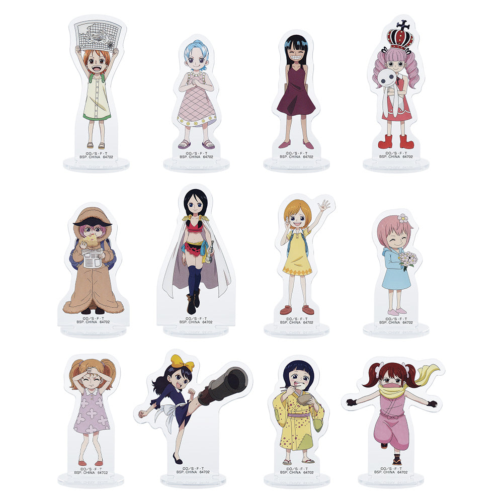 ICHIBAN KUJI ONE PIECE - MEMORY OF HEROINES - H PRIZE - ACRYLIC STAND Complete Set 12 Types