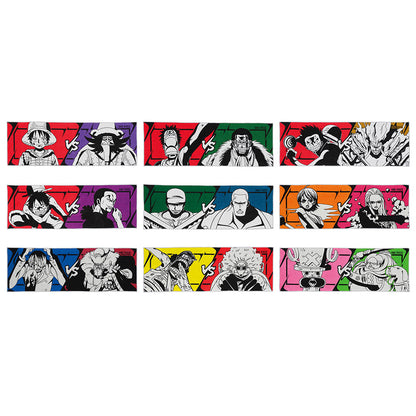 ICHIBAN KUJI ONE PIECE - THE GREATEST BATTLE - TO THE GREAT ROUTE - H PRIZE - LONG TOWEL - DUEL COLLECTION - COMPLETE SET OF 9