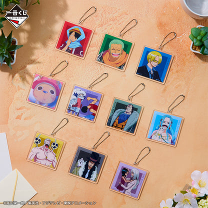 ICHIBAN KUJI ONE PIECE - THE GREATEST BATTLE - TO THE GREAT ROUTE - J PRIZE - ACRYLIC CHARM - COMPLETE SET OF 10