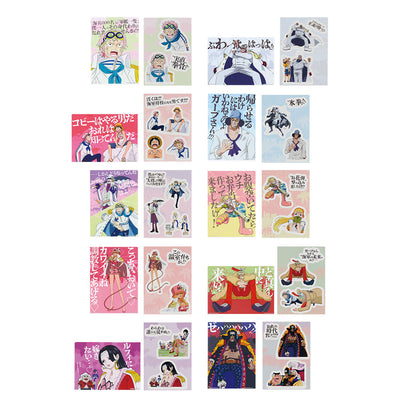 Ichiban Kuji One Piece Legendary Heroes - Prize G - Clear File & Sticker Set