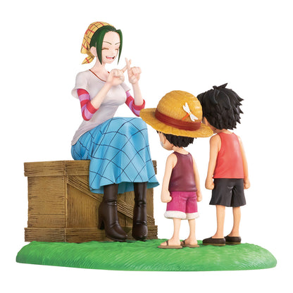 ICHIBAN KUJI ONE PIECE ROAD TO DAWN - THE PATH TO ADVENTURE - A PRIZE - REVIBLE MOMENT SCULPTURE KING MEMORY OF FOOSHA VILLAGE