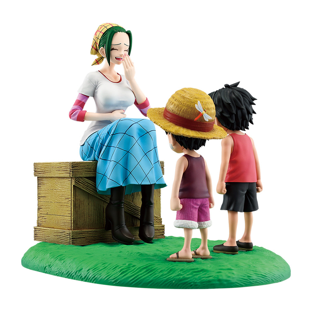 ICHIBAN KUJI ONE PIECE ROAD TO DAWN - THE PATH TO ADVENTURE - LAST ONE PRIZE - REVIBLE MOMENT SCULPTURE KING MEMORY OF FOOSHA VILLAGE LAST ONE VER.