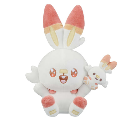 Ichiban Kuji Pokemon Peaceful Place A Moment of Peace - C Prize Scorbunny Stuffed Toy