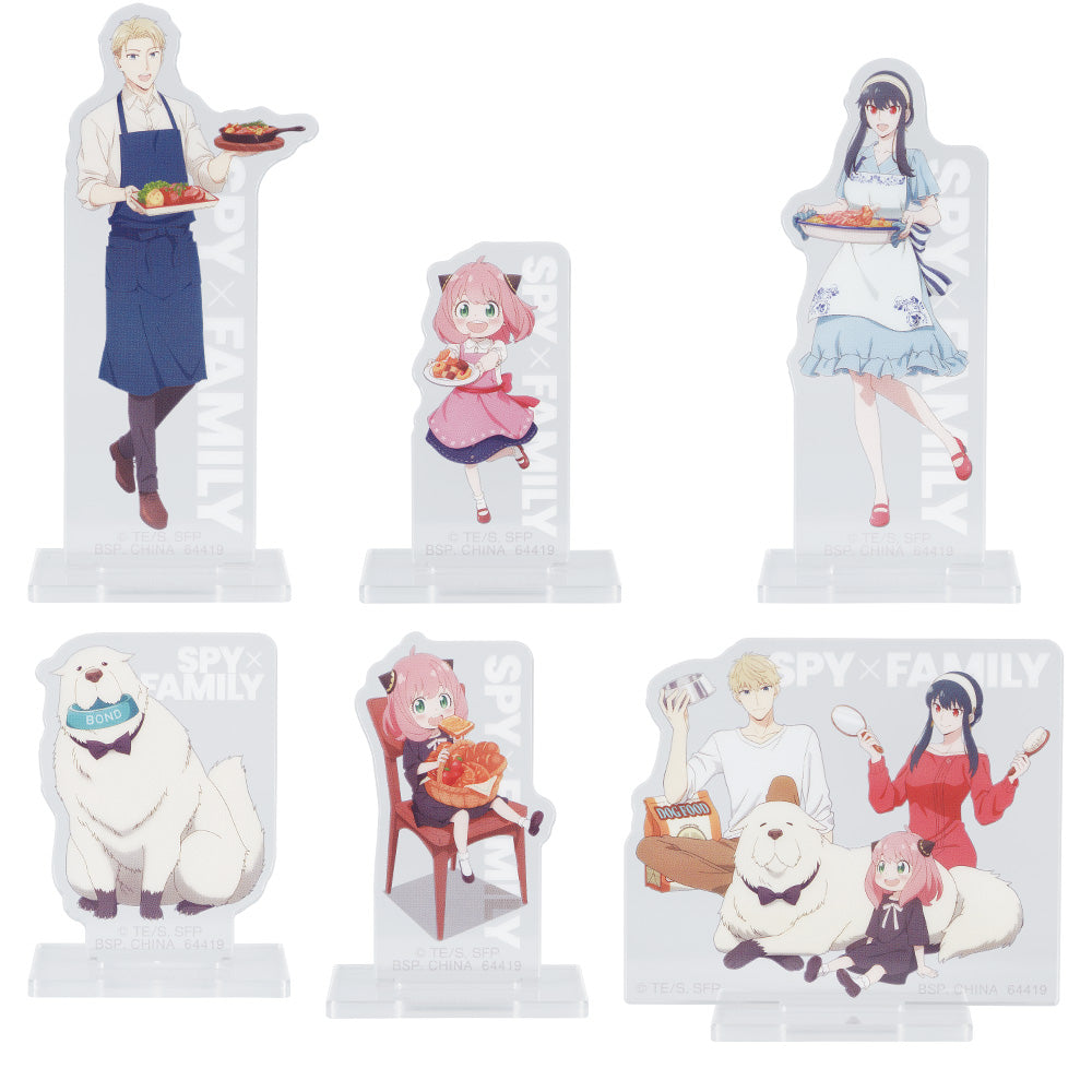 ICHIBAN KUJI SPY X FAMILY - CARE FOR ANOTHER ? - H PRIZE - ACRYLIC STAND Complete Set 6 Types