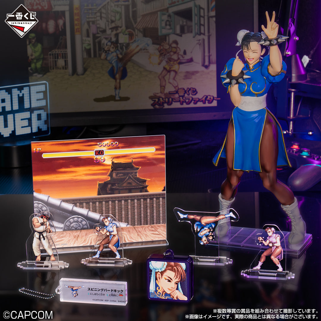 ICHIBAN KUJI STREET FIGHTER - B PRIZE ACRYLIC STAND SET