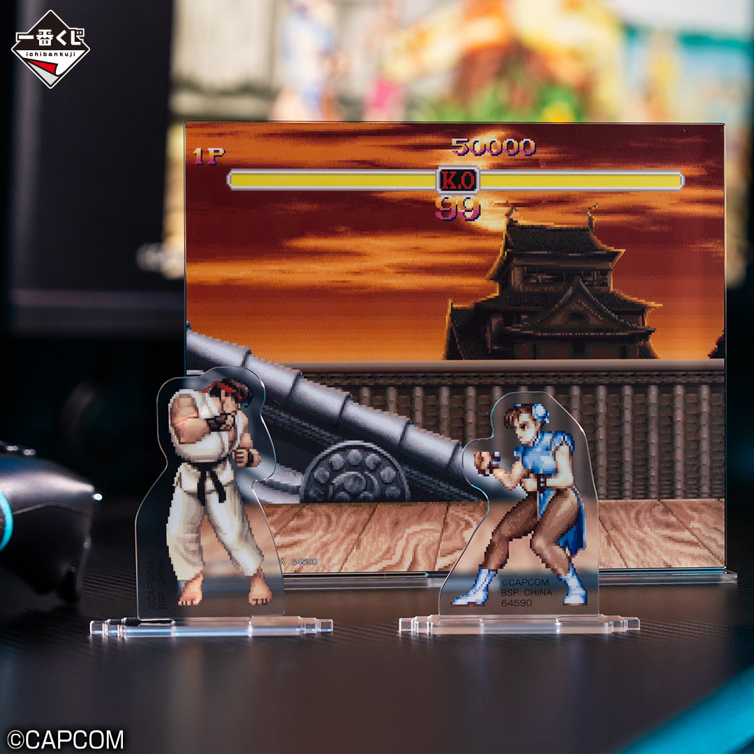 ICHIBAN KUJI STREET FIGHTER - B PRIZE ACRYLIC STAND SET