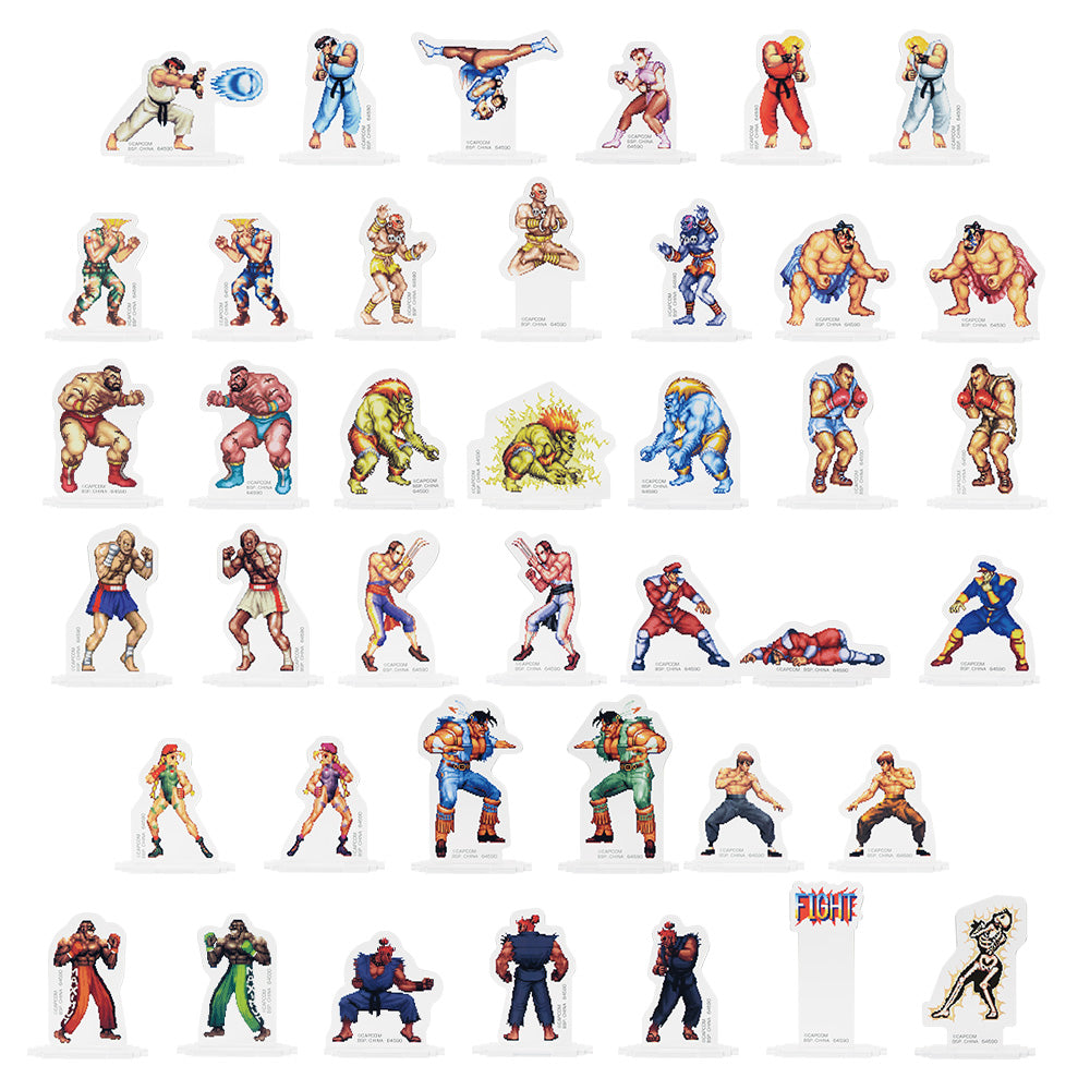 ICHIBAN KUJI STREET FIGHTER - G PRIZE ACRYLIC STAND COLLECTION