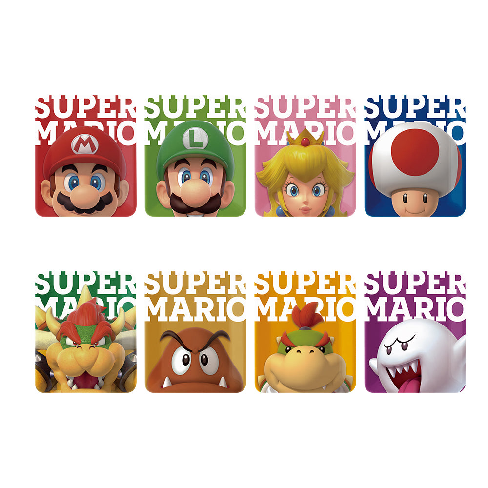 ICHIBAN KUJI SUPER MARIO - EVERYONE'S HOME PARTY - G PRIZE - CHARACTER SELECT PLATE Complete Set 8 Types