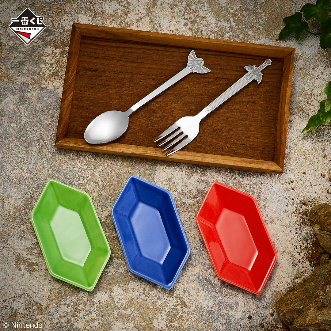 ICHIBAN KUJI THE LEGEND OF ZELDA - BORROWED THINGS FROM HYRULE - D PRIZE - TABLEWARE Complete Set 5 Types