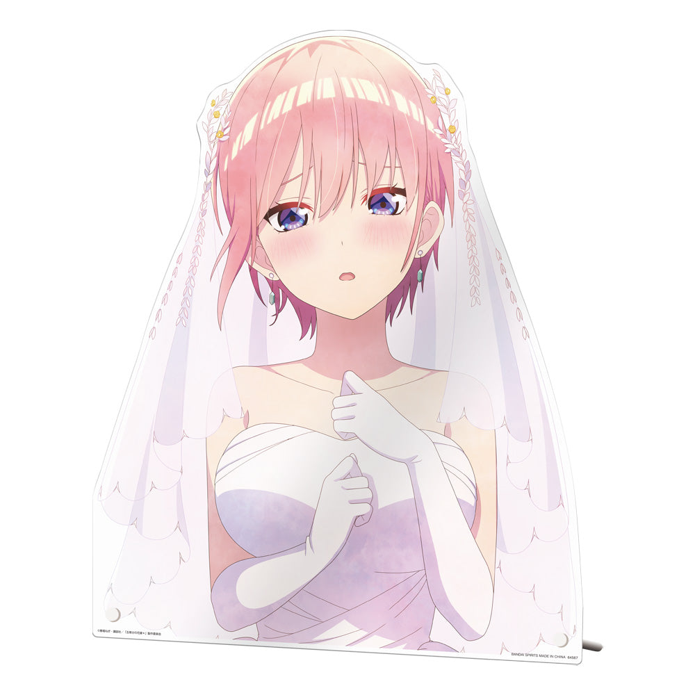 ICHIBAN KUJI THE QUINTESSENTIAL QUINTUPLETS - MEMORIAL COLLECTIONS - B PRIZE - BUST UP ACRYLIC BOARD [NAKANO ICHIKA WEDDING]