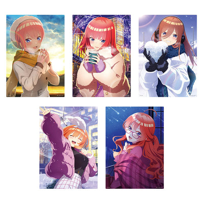 Ichiban Kuji The Quintessential Quintuplets Sharing The Warmth - K Prize Original Illustration Board - Complete Set of 5 Types