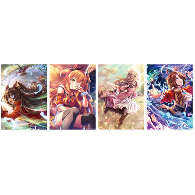 Ichiban Kuji Uma Musume Pretty Derby - 10TH Edition - D Prize - Visualization Stand Complete Set 4 Types