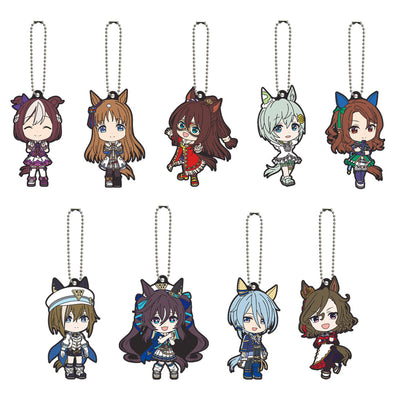 Ichiban Kuji Uma Musume Pretty Derby - 10TH Edition - I Prize - Rubber Charm Complete Set 9 Types