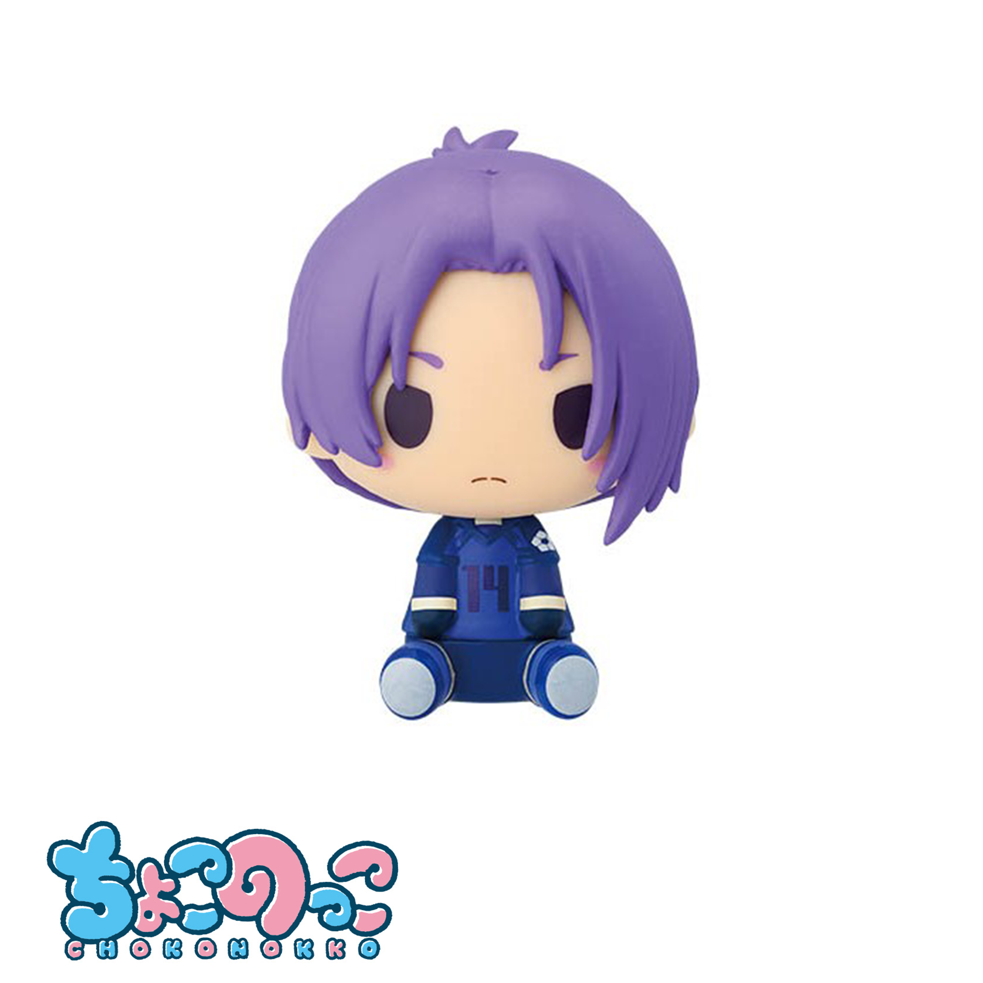 ICHIBAN KUJI BLUE LOCK CHAIN OF ENTHUSIASM - F PRIZE CHOKONOKKO FIGURE