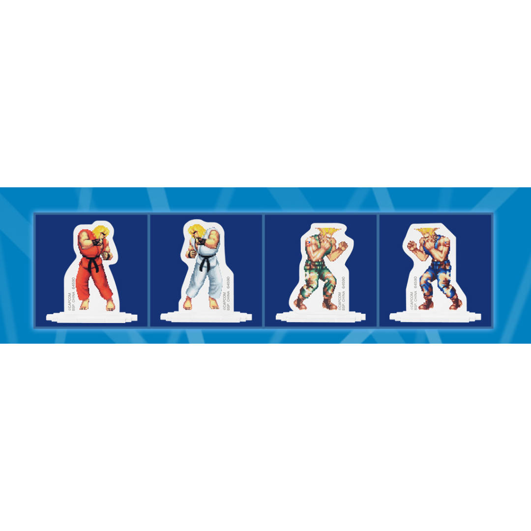 ICHIBAN KUJI STREET FIGHTER - G PRIZE ACRYLIC STAND COLLECTION