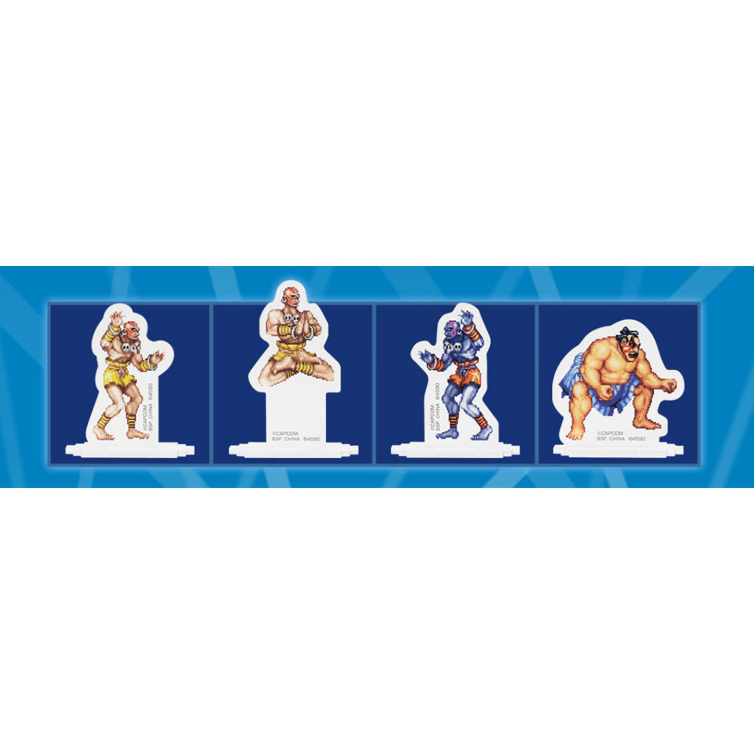 ICHIBAN KUJI STREET FIGHTER - G PRIZE ACRYLIC STAND COLLECTION