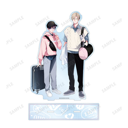 I Want You To Love Me To The Inside - An Momose's Original Illustration: Tokiwa & Yuzuriha Travel Ver. Pair of Big Acrylic Stands [Pre-Order Feb 2026]