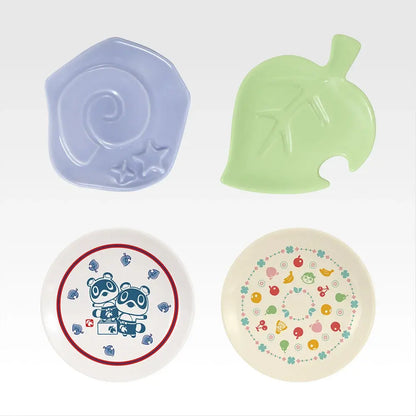 Ichiban Kuji Animal Crossing: Welcome Back! Happy Memories - E Prize Small Plates Complete Set of 4 Types