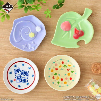 Ichiban Kuji Animal Crossing: Welcome Back! Happy Memories - E Prize Small Plates Complete Set of 4 Types